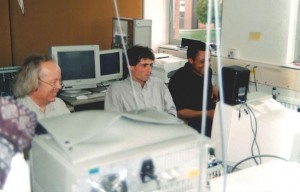 Rutherford labs - at end of the CHARISMA project. Brendan in the Centre. 1994